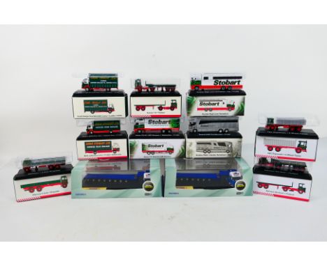 Oxford - Atlas - Haulage - Stobart. A selection of Ten boxed 1:76 scale die cast models appearing in Excellent condition in V