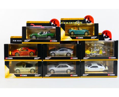 Corgi - A collection of eight boxed diecast model vehicles from Corgi's '007 The Directors Cut' series. Lot includes Corgi CC