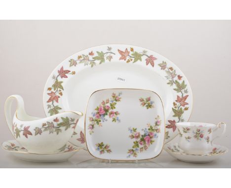 Wedgwood part dinner service, Ivy House pattern, a Royal Albert Winsome pattern tea set etc.
