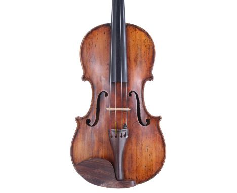 Small French viola stamped J.L. Mast á Paris below the button, 15", 38.10cm, case 