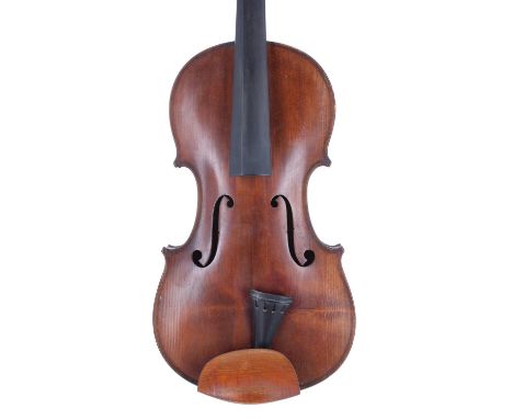 French viola by and labelled Michel-Ange Garini, 16 1/8", 41cm 