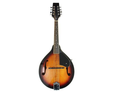 Contemporary Tanglewood Union Series TMS-AV A-style mandolin, with sunburst finish, padded gig bag 