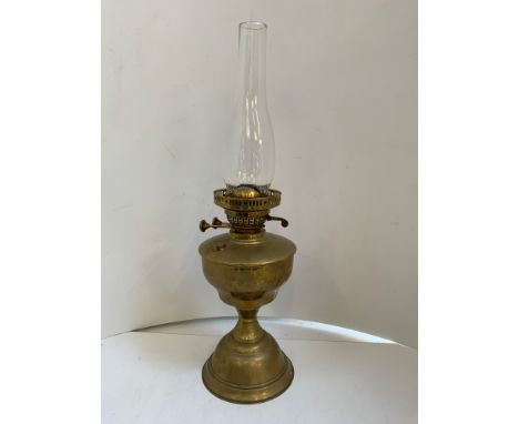Brass Oil Lamp with Chimney 
