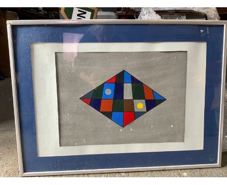 Framed Modern Abstract Print 