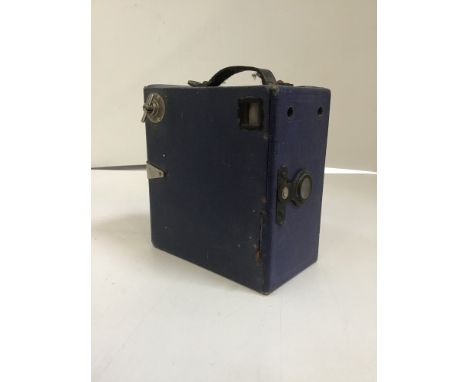 Vintage Blue Box Brownie Camera Model E.29 