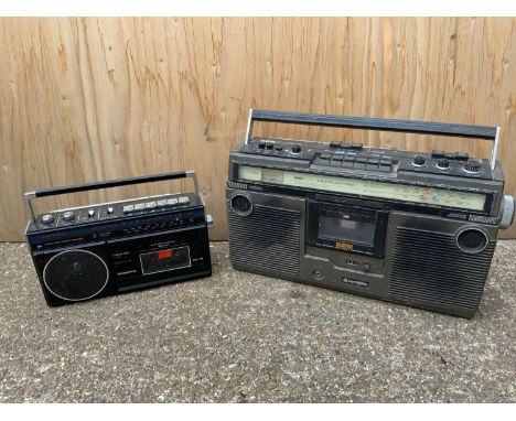 Hitachi Stereo Cassette Recorder and Roberts Radio Cassette Recorder 