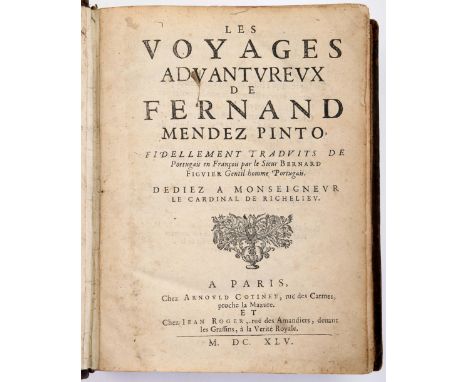 PINTO, Fernão Mendes.- LES | VOYAGES | ADVANTVREVX | DE | FERNAND | MENDEZ PINTO, | FIDELLEMENT TRADVITS DE | Portugais en Fr