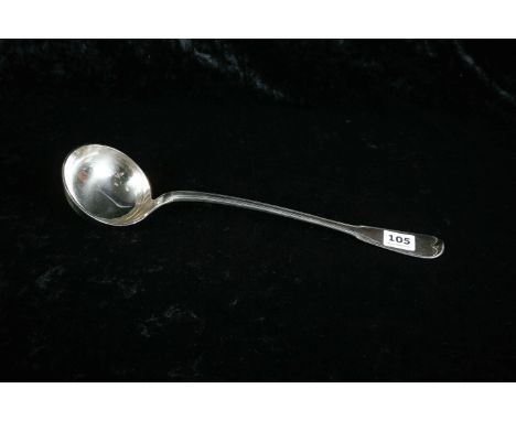 SILVER LADLE.  321 GRAMS.  CONTINENTAL.  15' LENGTH.