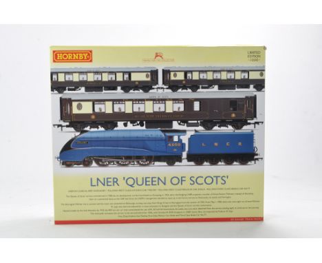 Model Railway issue comprising of Hornby R3402 LNER 'Queen of Scots' train pack (limited edition of 1000). Looks to be withou