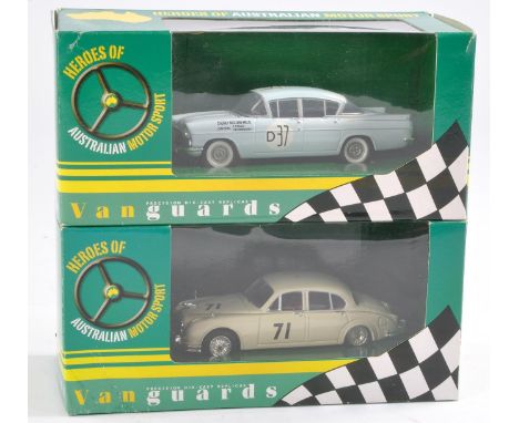 Vanguards Heroes of Australian Motorsport 1/43 issues comprising Vauxhall Cresta and Jaguar MKII. Excellent in boxes. 