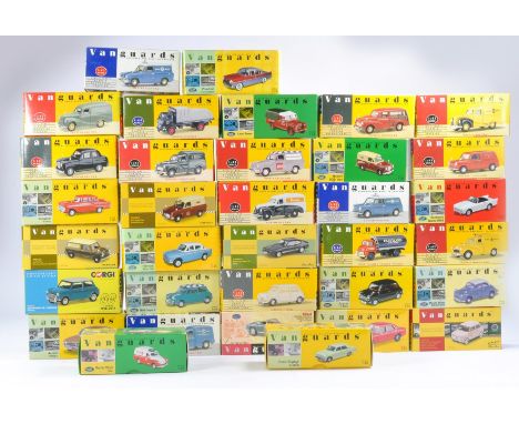 Vanguards group of Thirty Four boxed classic car and commercial diecast vehicles.&nbsp;Condition Report update. Most look to 