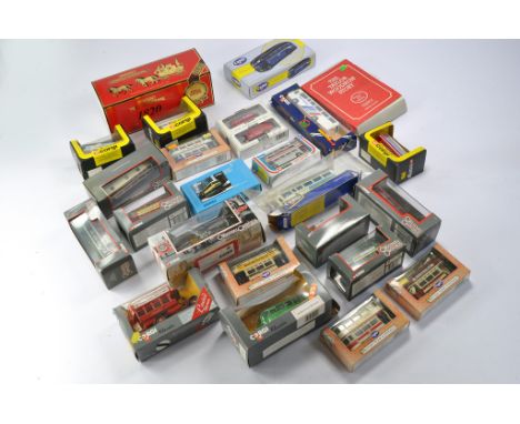 A group of 24 boxed predominantly bus/coach issues.  Mostly Corgi including some vintage issues. All look to be generally exc