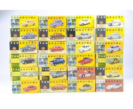 Vanguards group of Twenty four boxed classic car diecast vehicles.&nbsp;Condition Report update. Most look to have been on di