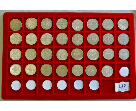 Great Britain - 1871-1944 range of florins including: 1871,1872,1902,1913,1914,1919,1920,1921,1922,1923,1924,1926,1928,1930 e