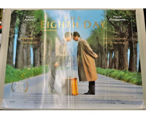 Film Poster: The Eighth Day. Le Huitieme Jour (1996, 40" x 30", double sided - mirror writing on reverse). Starring Daniel Au