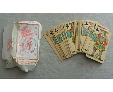 Stalag Luft III? A set of Playing Cards in their original Belgian wrapper, stamped Stalag Luft III.