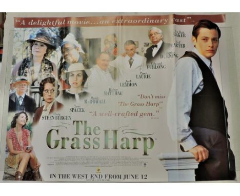 Film Poster: The Grass Harp (1995 US, poster prepared for UK release in June 1998, 40" x 30" quad). Some creasing from foldin