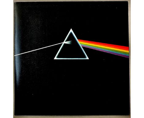 Pink Floyd(LP)-1973 Harvest SHVL804,Gate fold sleeve, blue and black label, with two posters, and two stickers, near mint sle