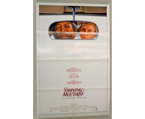 Film Poster:   Driving Miss Daisy (1989,27" x 40"). Starring Morgan Freeman, Jessica Tandy and Dan Aykroyd. Directed by Bruce