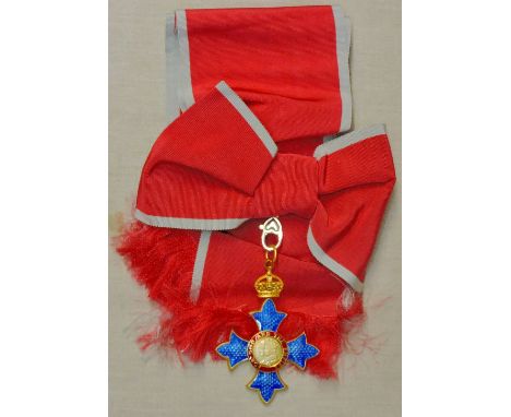 GBE a Grand Commanders Sash Badge with full length sash, Civil, probably a tailors version.