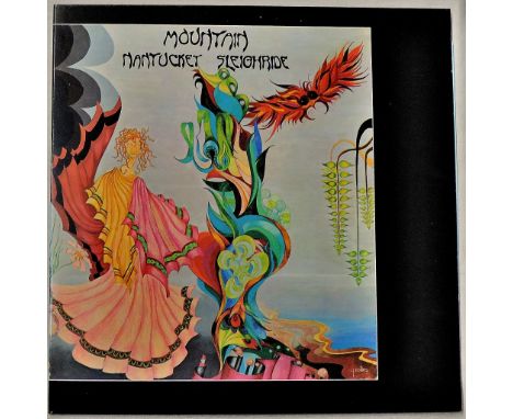 Nantucket Sleighride - Mountain(LP)-1971 Island ILPS 9148, Pink Rim Rim Palm Tree' label with blue island records inner, high