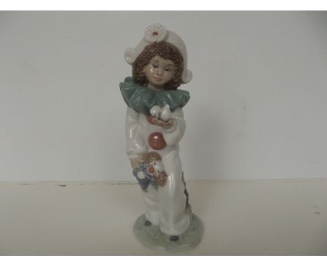 Nao figure of young clown girl, 20cm 