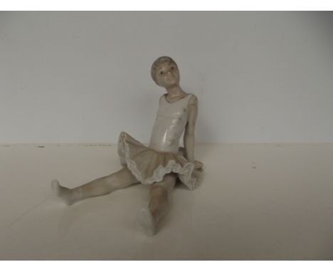 Nao figure of a seated ballerina