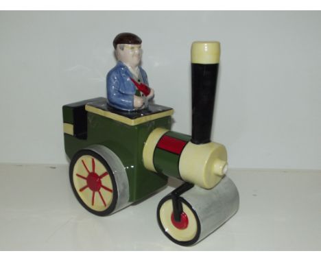 Lorna Bailey Fred Dibnah steam engine teapot 