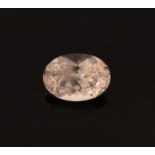 Loser ovalfacett. Pink Saphir, 3.407 ct, 10.57 x 7.51 x