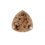 Loser Imperial Topas, ca. 38.5 ct, facett.