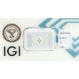 Loser Brillant, 0.73 ct get. Weiß(K)/vs2, eingeschweißt,