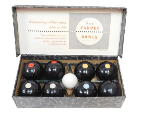 B &amp; A carpet bowls game, in original box. 