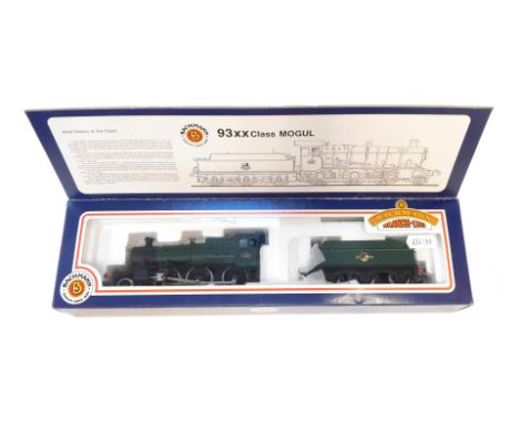A Bachmann Branchline OO gauge Class 93XX Mogul locomotive, 2-6-0, 7332, BR green, 31-803, boxed. 