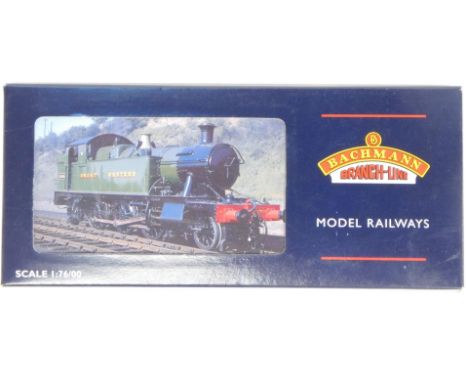 A Bachmann Branchline OO gauge Class 45XX tank locomotive, 2-6-2, 4573, BR black emblem weathered, 32-128, boxed. 