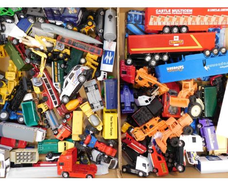 Corgi, Lledo and other diecast, including Cadbury's Bournville van, Christian Salveson tractor unit, Gilbow Bedford TK Rail E