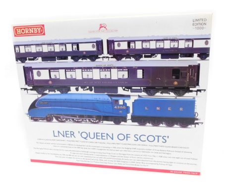 A Hornby OO gauge Limited Edition train pack LNER Queen of Scots, comprising LNER class A4 locomotive Garganey, No 4500, 4-6-