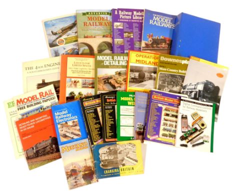 A group of model railway books, to include British Model Train Catalogues, second edition, fourth and fifth edition, Practica
