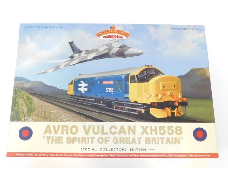 A Bachmann Branchline OO gauge train pack, Avro Vulcan XH558 The Spirit of Great Britain special collectors edition, contains