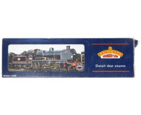A Bachmann Branchline OO gauge N class locomotive, 2-6-0, 31843, BR lined black with 4MT chimney, 32-154, boxed. 