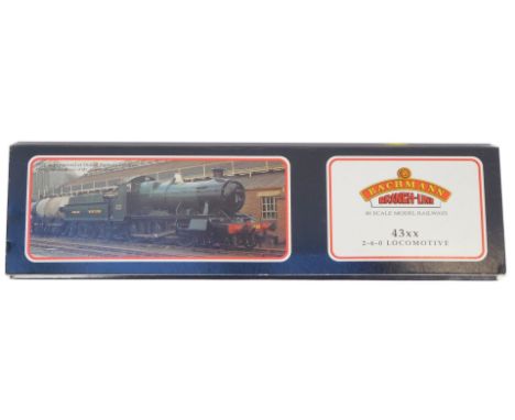 A Bachmann Branchline OO gauge Class 43XX locomotive, 2-6-0, 6384, BR plain green livery late crest, 31-826, boxed. 
