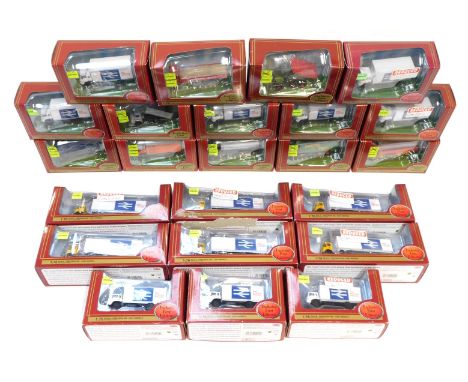 Exclusive First Editions by Gilbow diecast commercial vehicles, including 22914 Bedford TK2 axle box van Rail Express Parcels