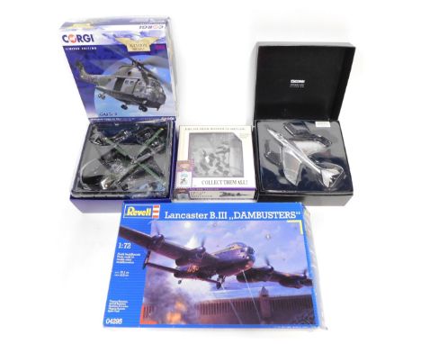 Corgi, Revell and other diecast and plastic aircraft, comprising Revell Avro Lancaster B.111 Dambusters 1:72 scale model kit,