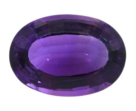 Loose oval amethyst of approx 18.35 carat