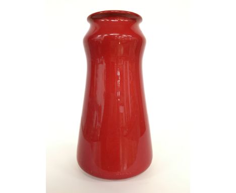 A Carter & Co. Poole Pottery early stoneware vase, decorated in a plain flambe glaze, incised Carter & Co. and 1904 (8.5 inch