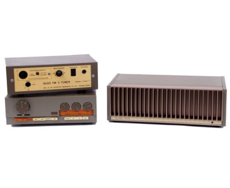 Quad 33 pre-amplifier FM3 tuner, 405 power amplifier (3)
