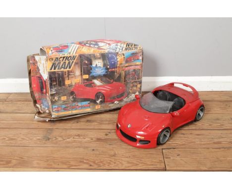 A boxed Hasbro Action Man Street Racer model car.
