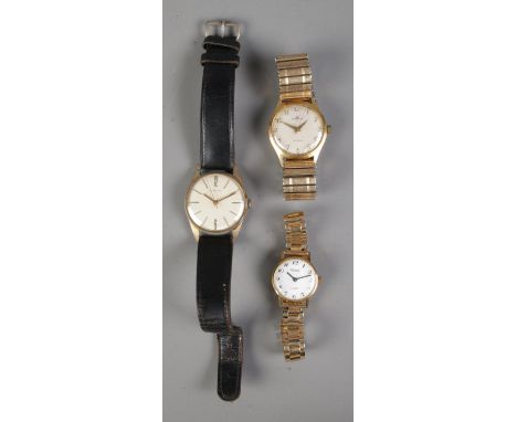 Three manual wrist watches including a Stirling, Fortis and a Rone