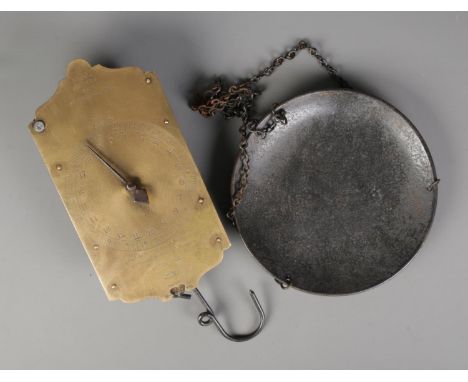 A set of vintage Salter spring balance scales, No. 60T.