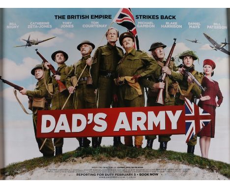 Dad's Army (2016) - British Quad film poster, starring Mark Tandy, Russell Balogh, Andrew Havill, rolled, 30" x 40" 
