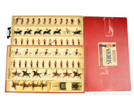 Britains - Set 9407 [formerly Set 73] - British Army Presentation Case - [1960-65 final version] - comprising: Royal Horse Ar